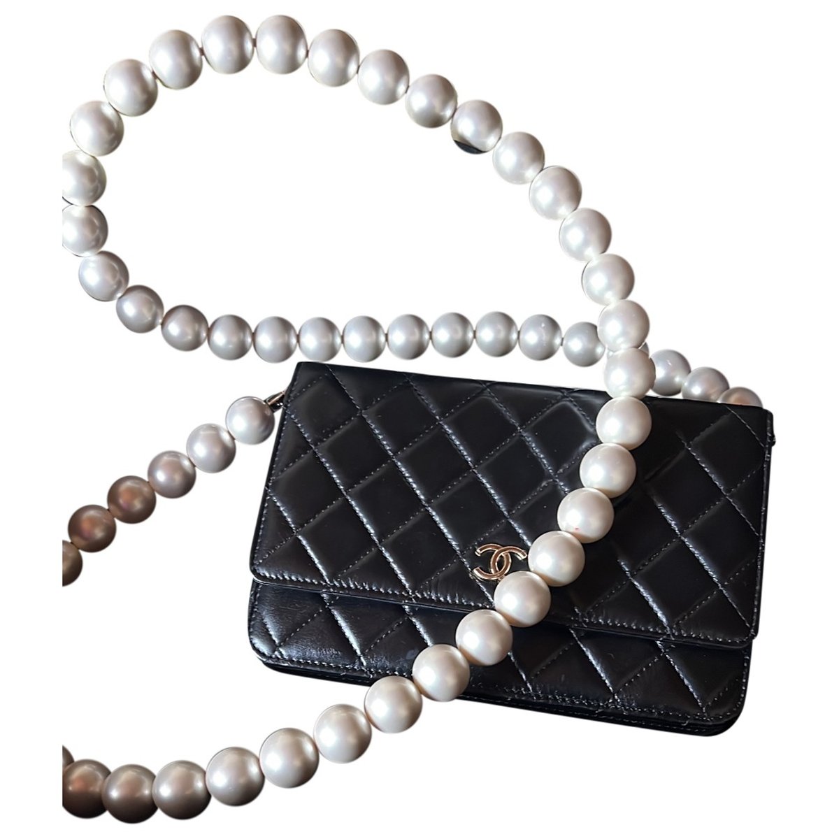Wallet On Chain Timeless/Classique leather crossbody bag