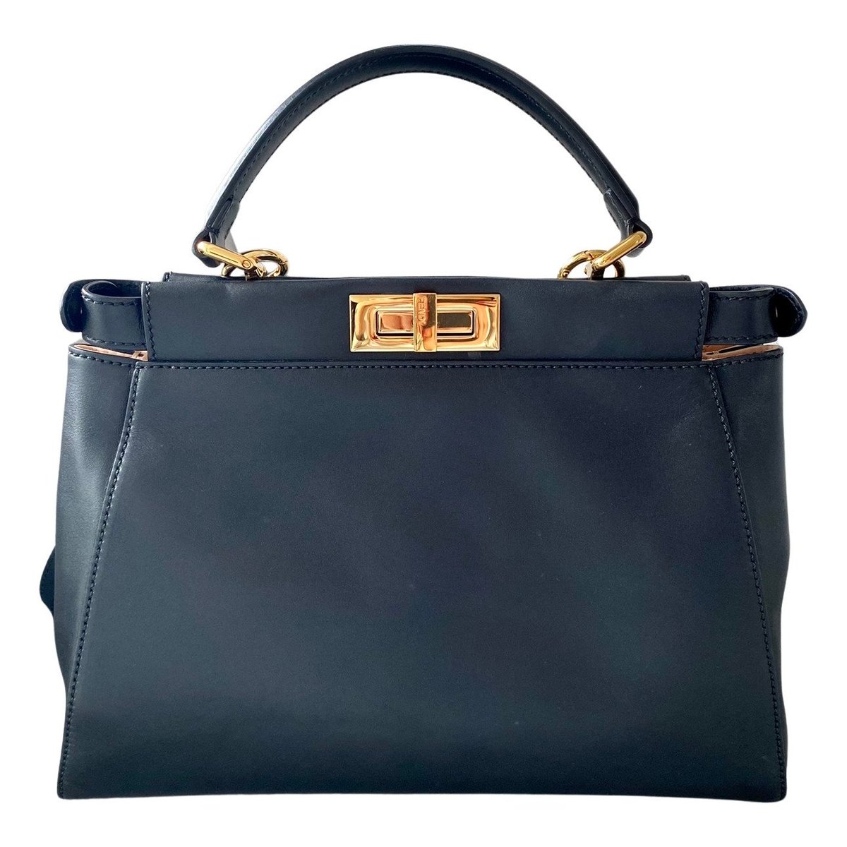 Peekaboo leather handbag