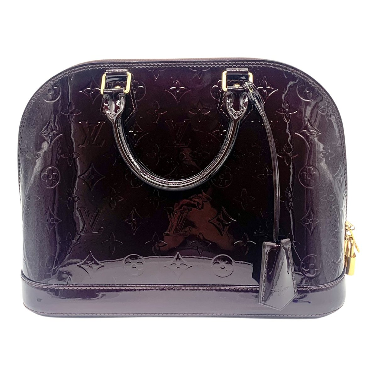 Alma patent leather handbag