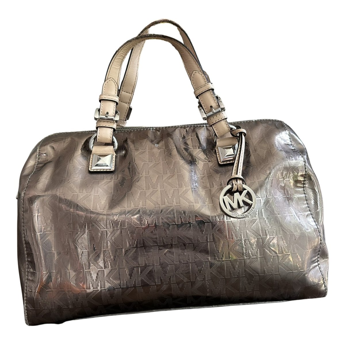 Grayson Barrel leather satchel