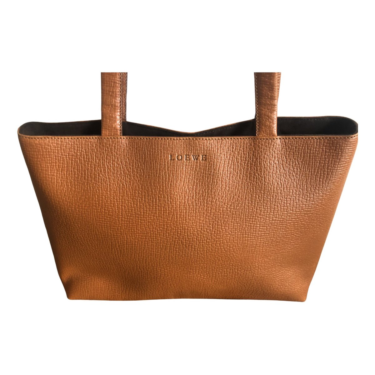 Postal leather handbag