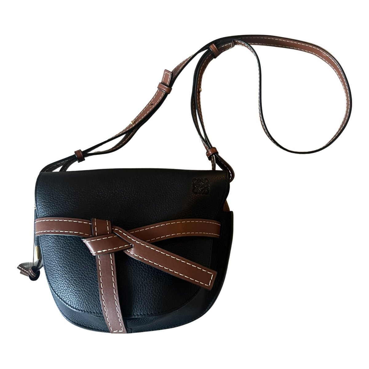 Gate leather crossbody bag