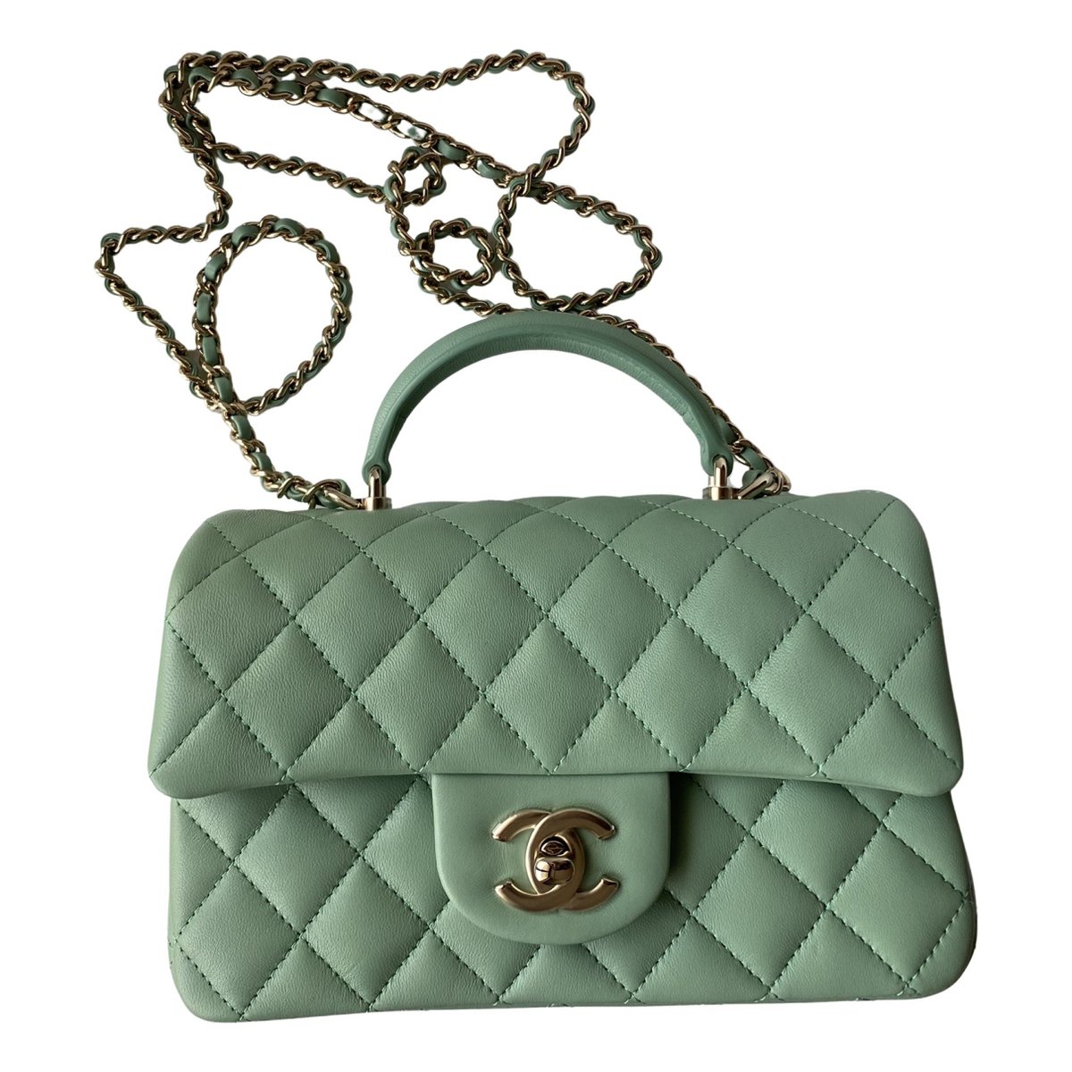 Timeless Classique Top Handle leather handbag