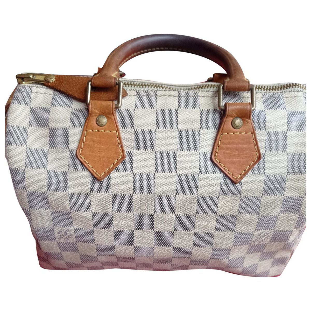 Speedy leather handbag