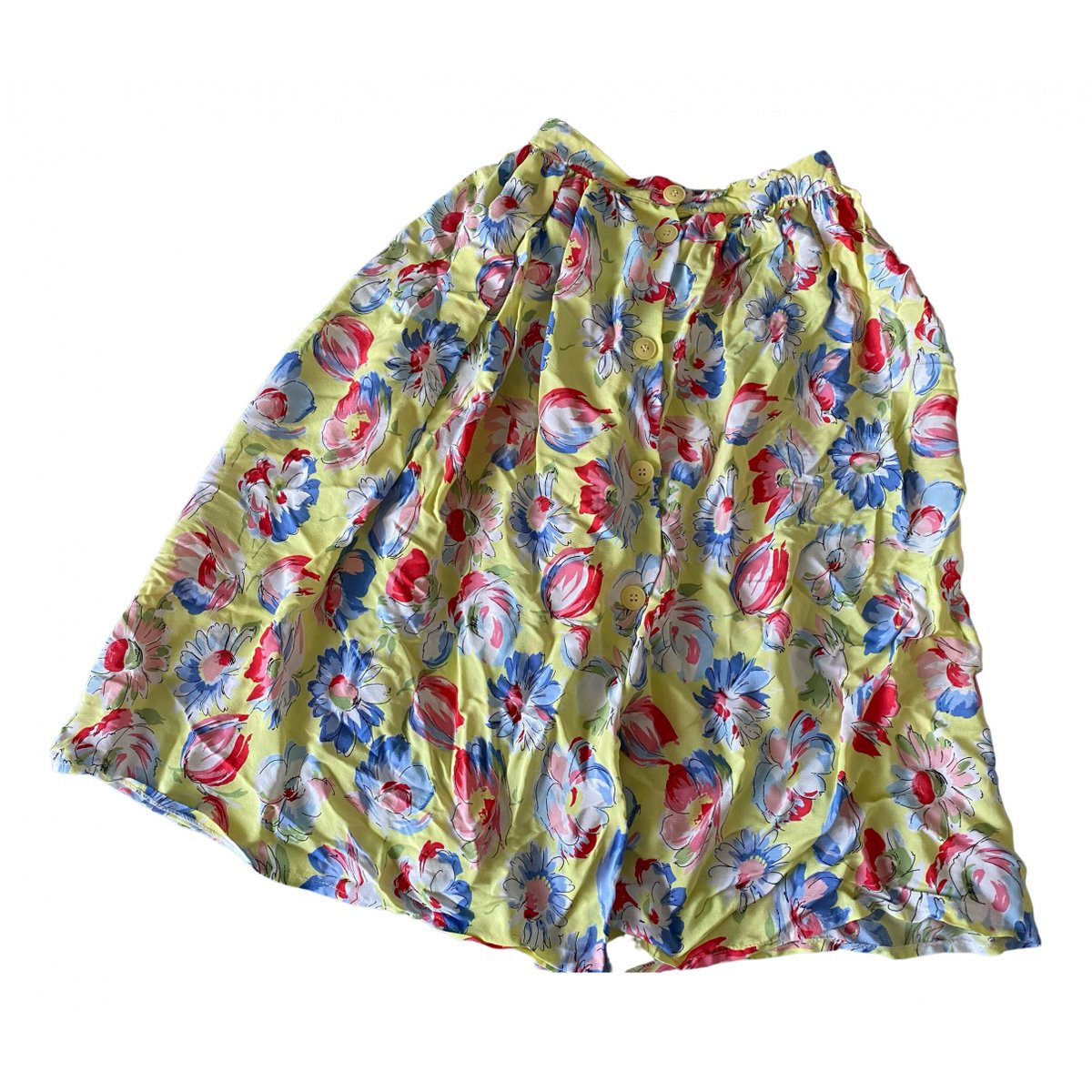 Taille haute mid-length skirt