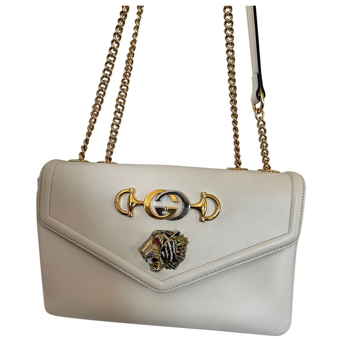 Rajah leather handbag
