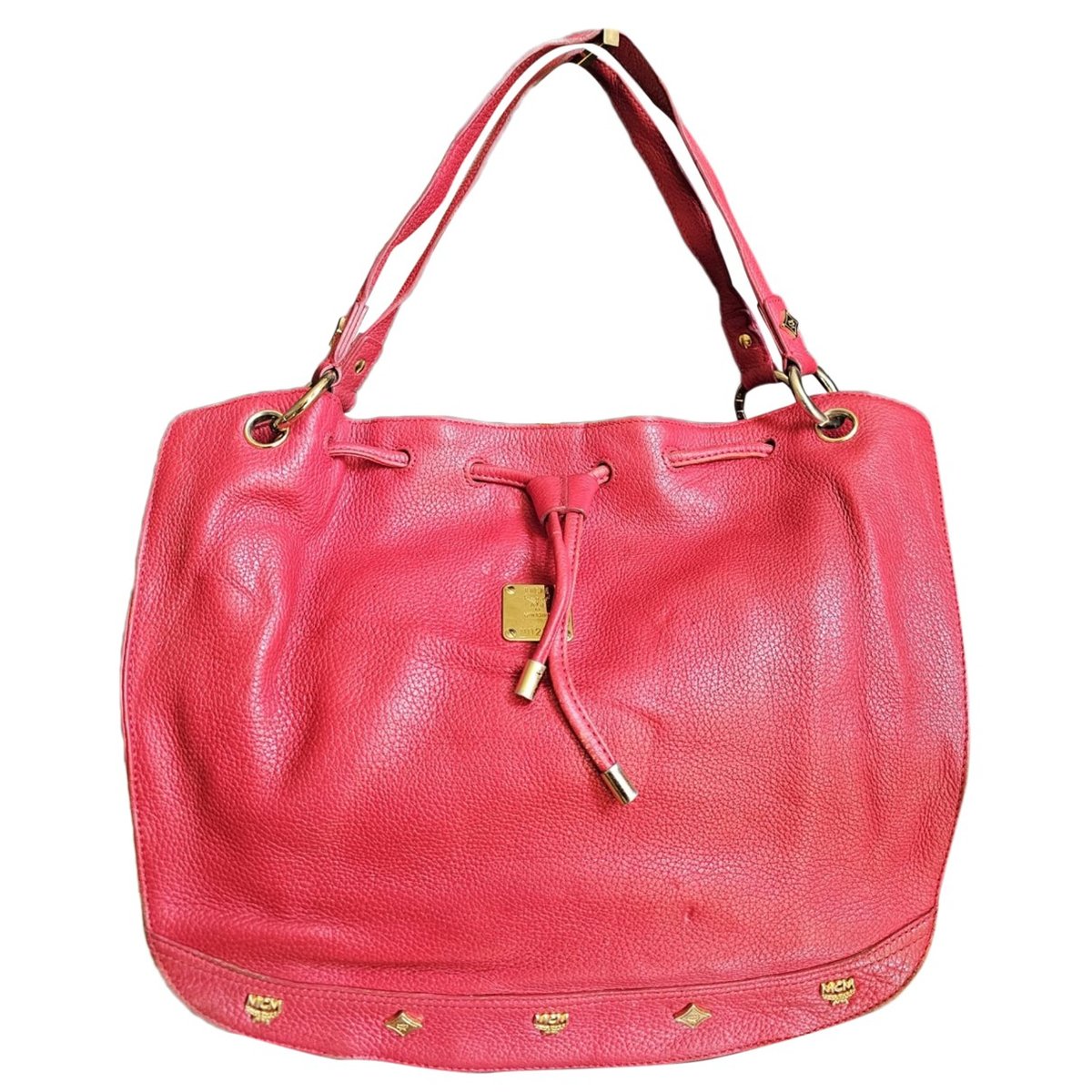 Heritage Drawstring leather handbag