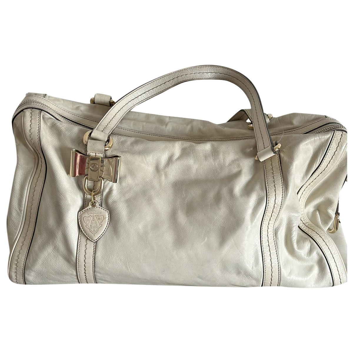 Boston leather handbag
