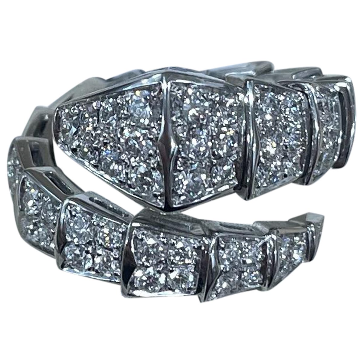 Serpenti Viper white gold ring