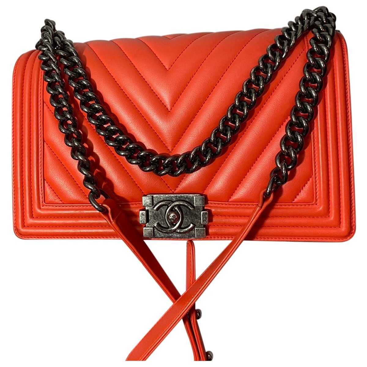 Boy leather crossbody bag