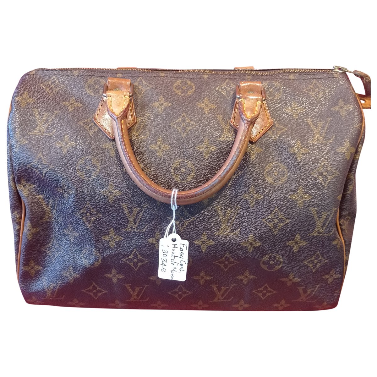 Speedy leather handbag
