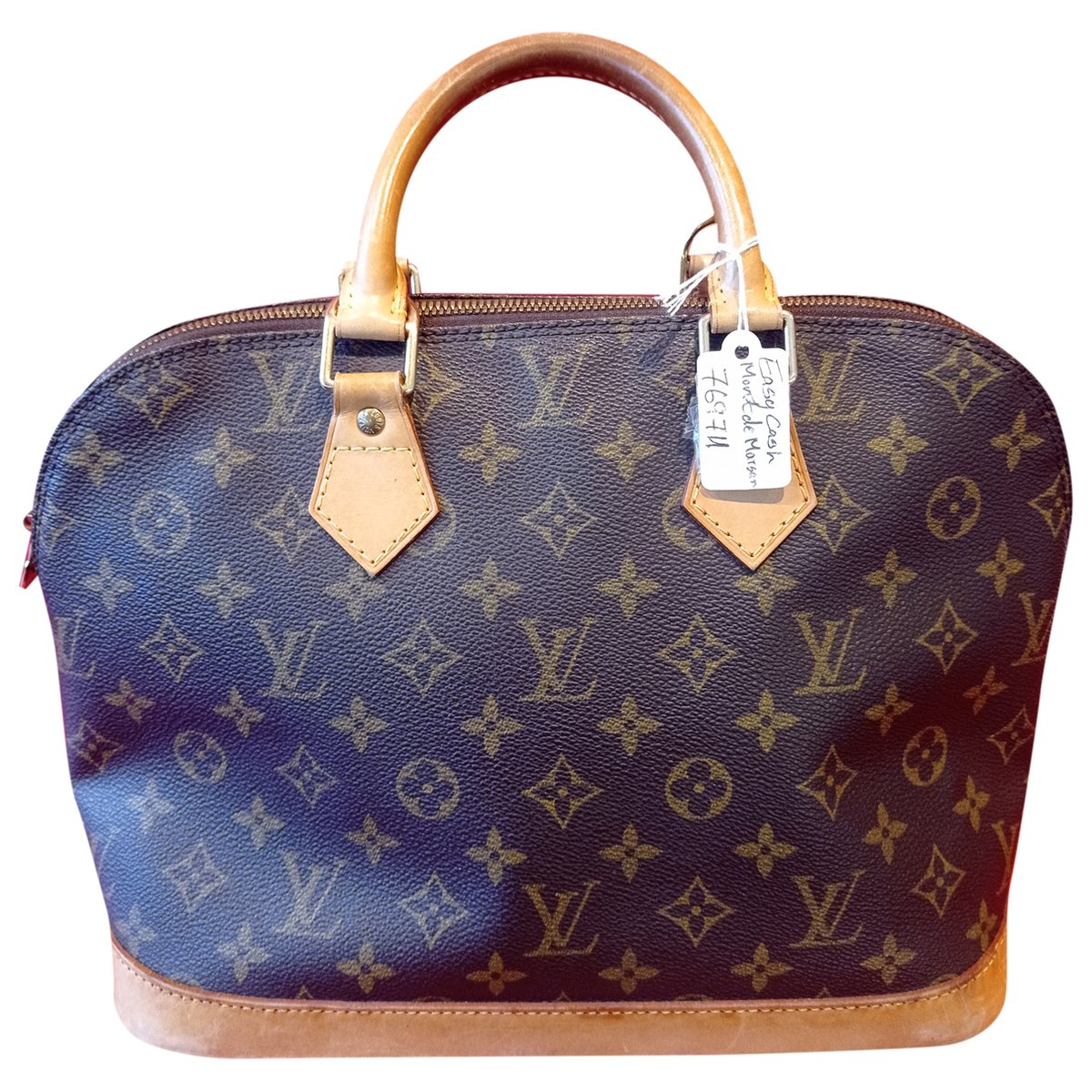 Alma leather handbag