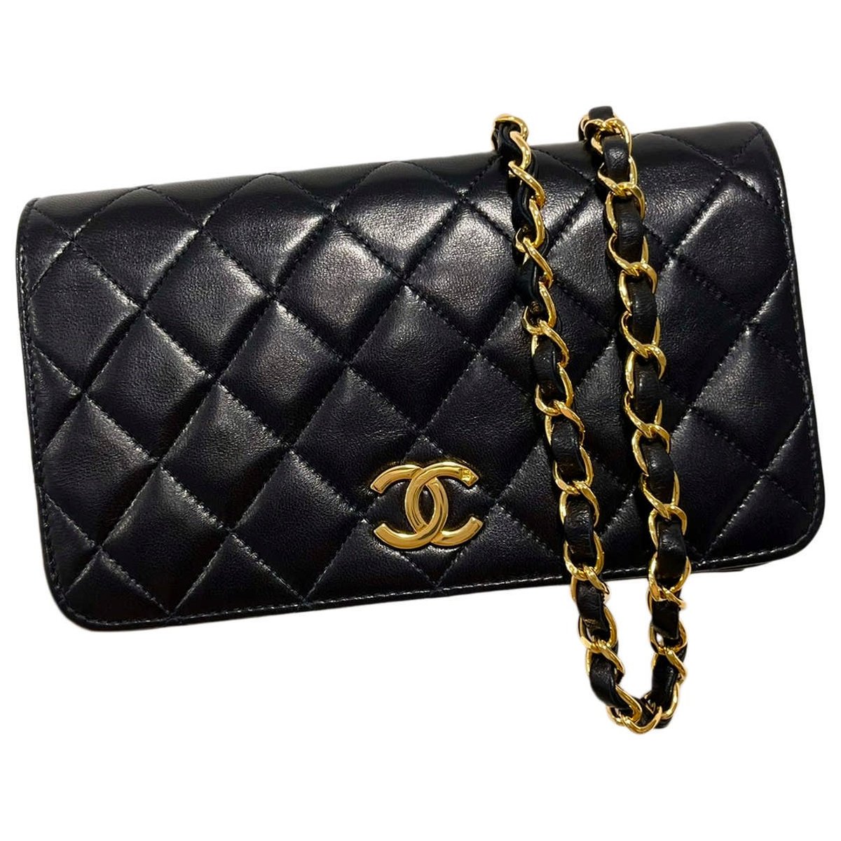 Wallet On Chain Timeless/Classique leather crossbody bag