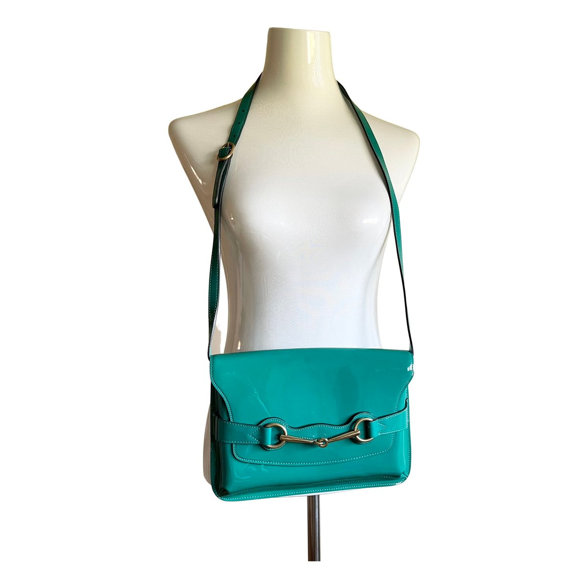 Bright Bit leather handbag