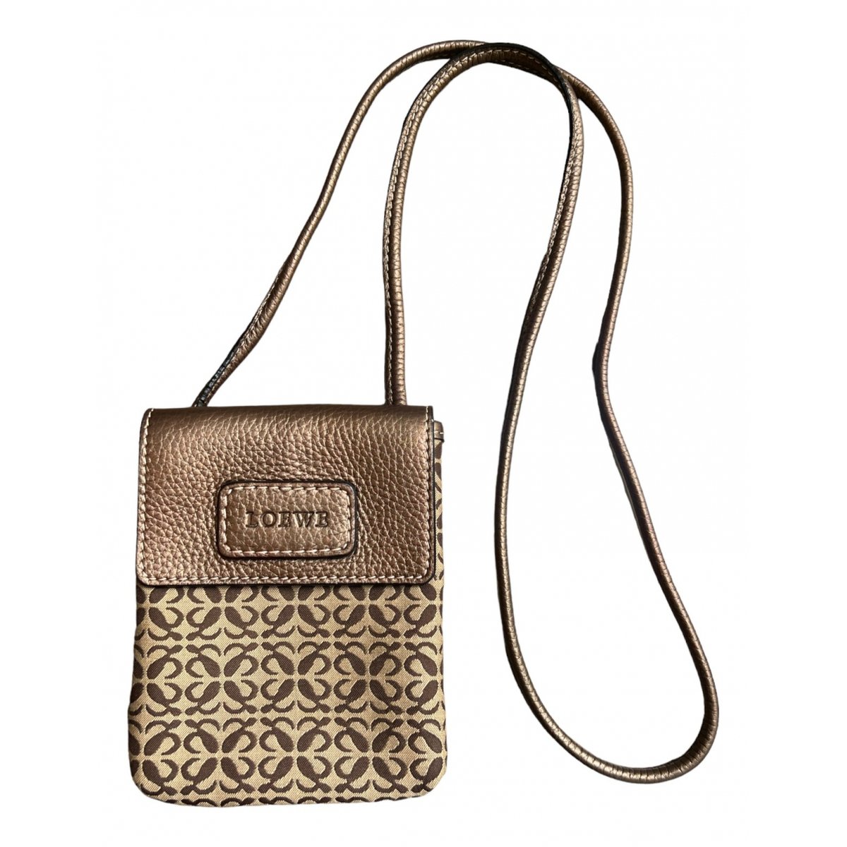 Anagram cloth crossbody bag