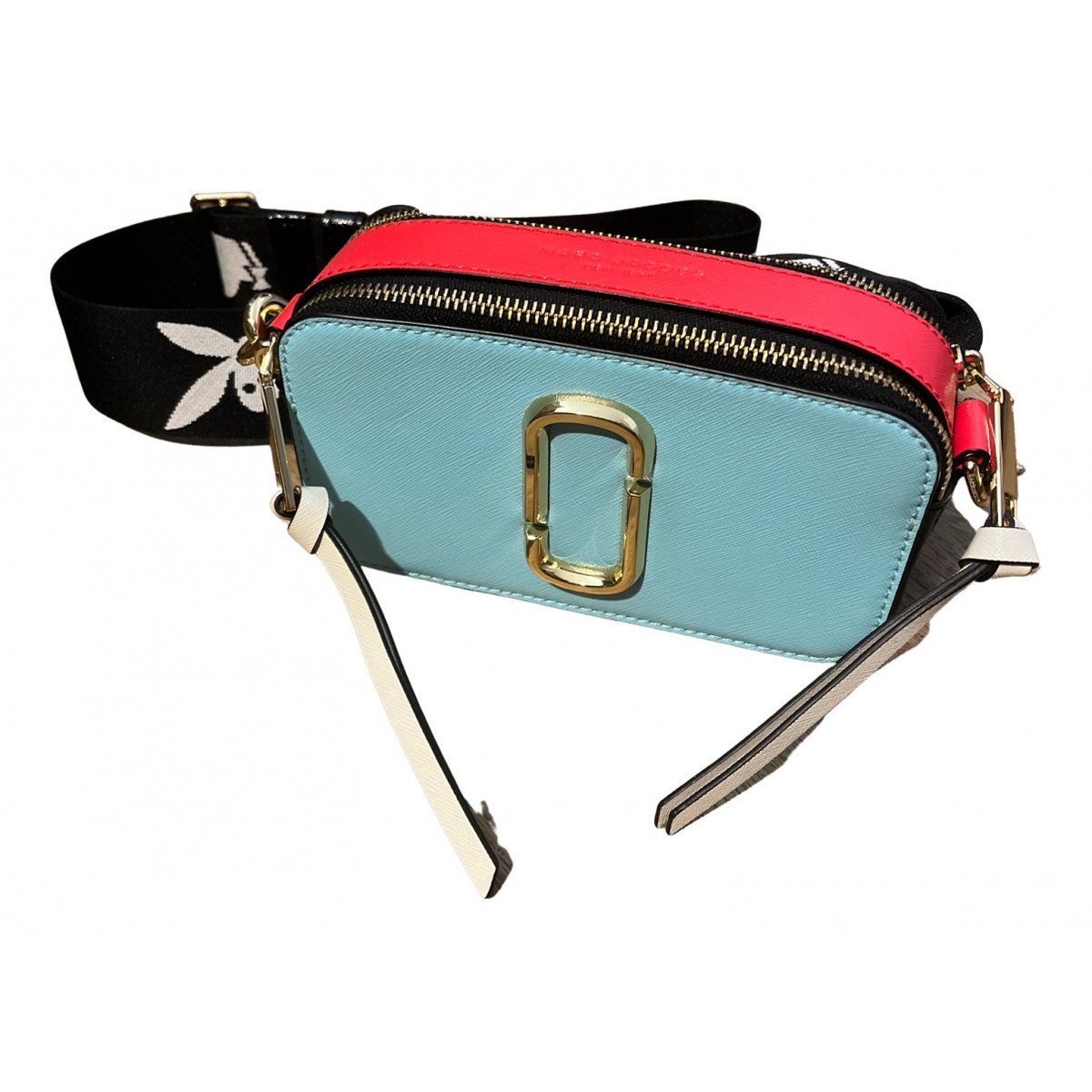 Snapshot leather handbag