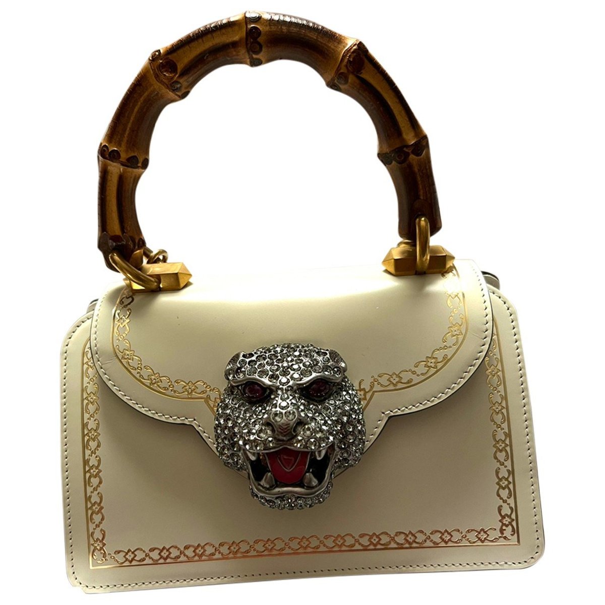 Animalier leather handbag