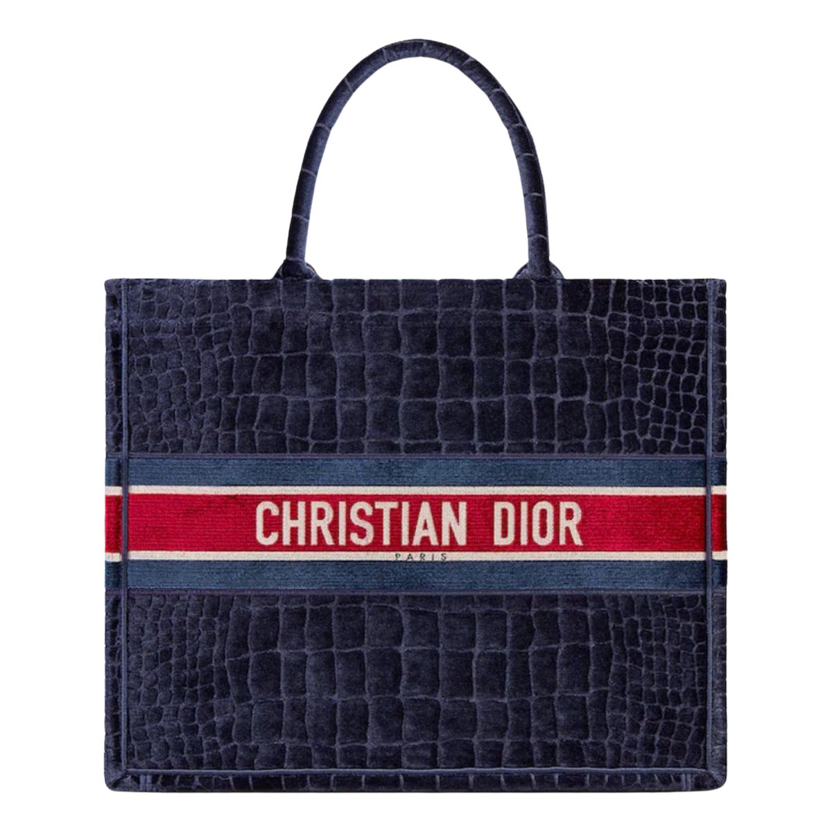 Book Tote velvet tote