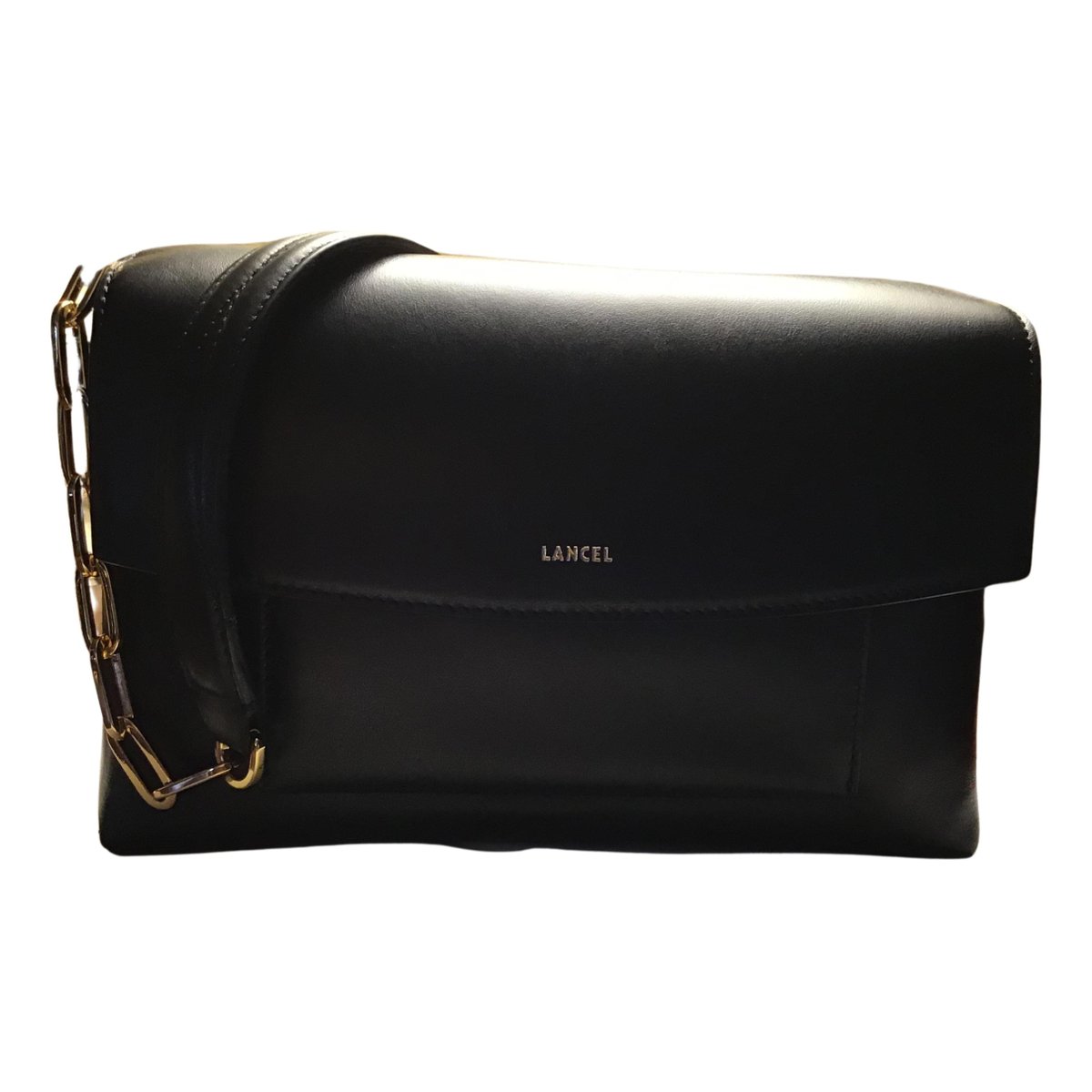 Enveloppe leather handbag