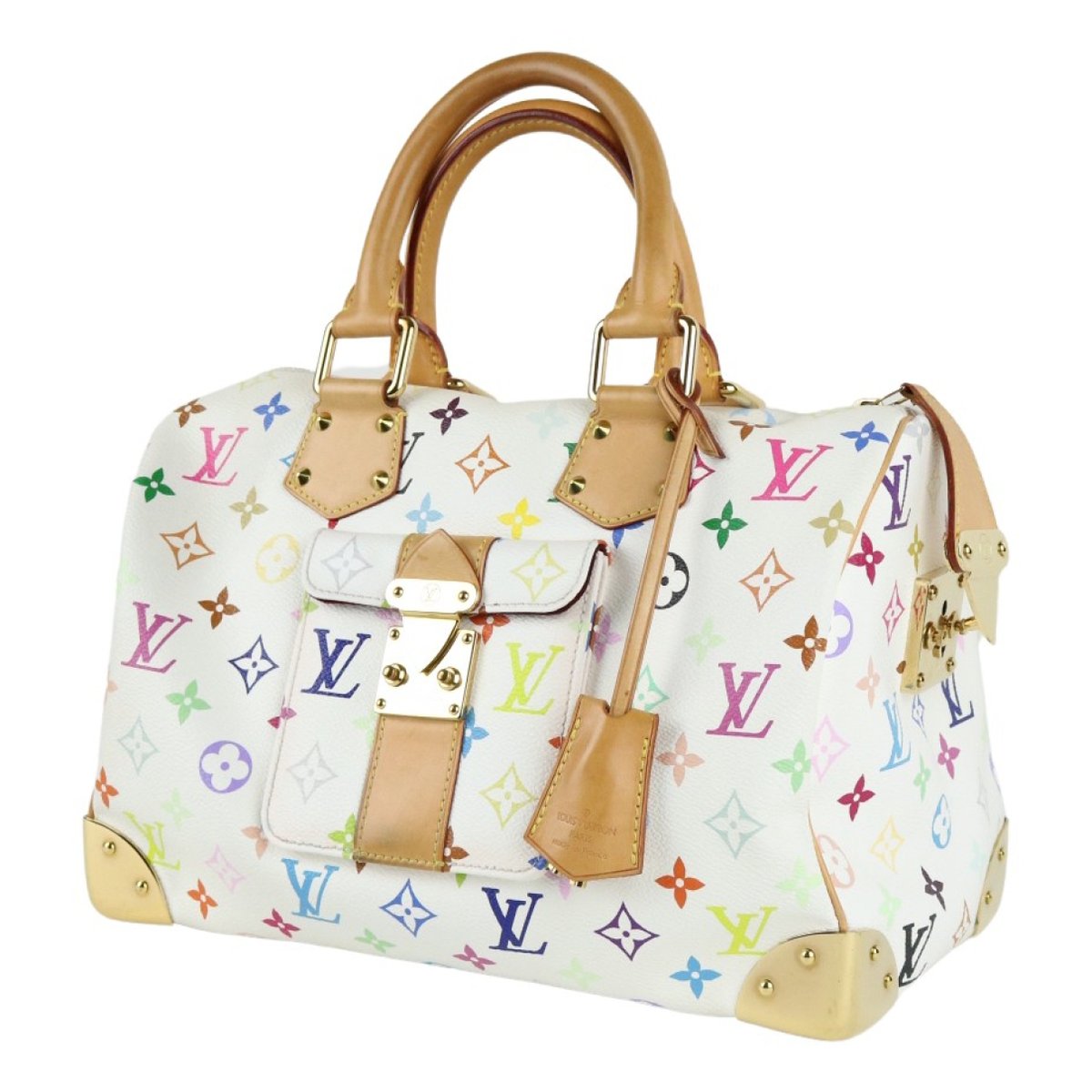 Speedy leather handbag