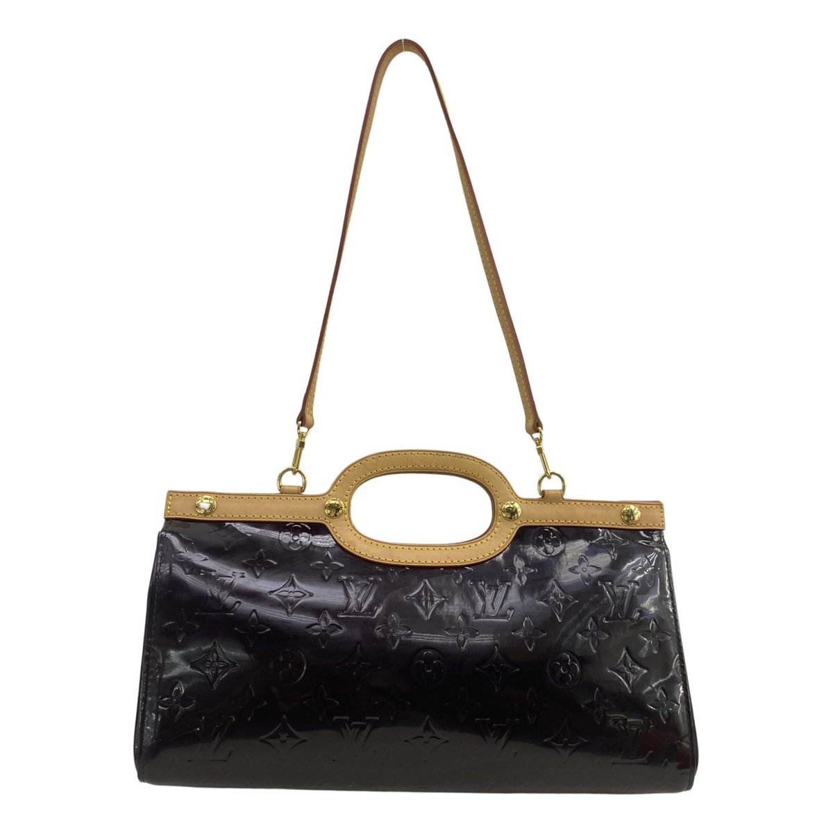 Roxbury patent leather handbag