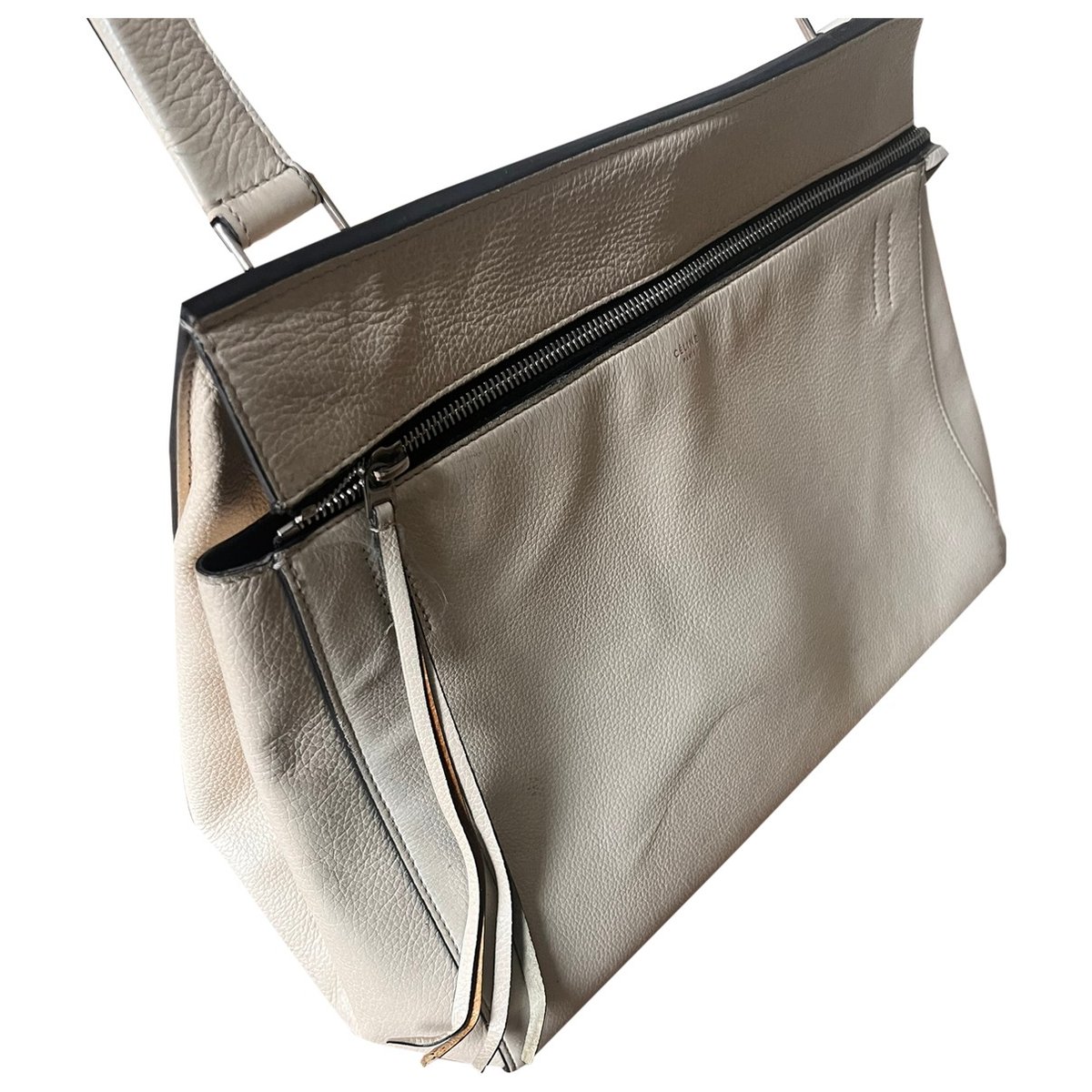 Edge leather handbag
