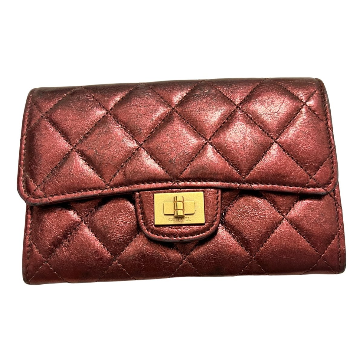 2.55 patent leather wallet