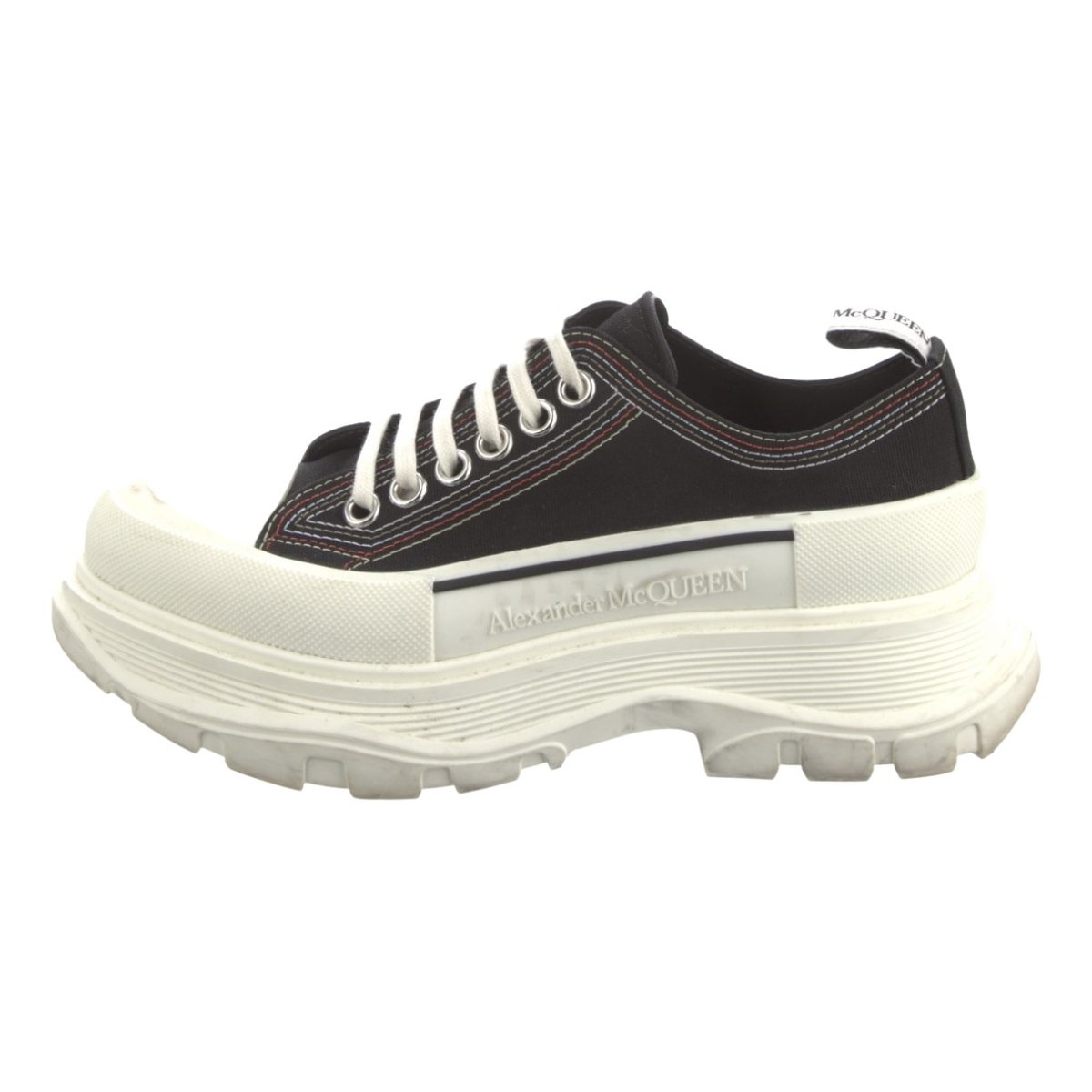 Tread Slick leather trainers