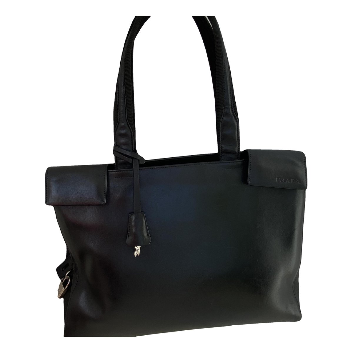 Bibliothèque leather handbag