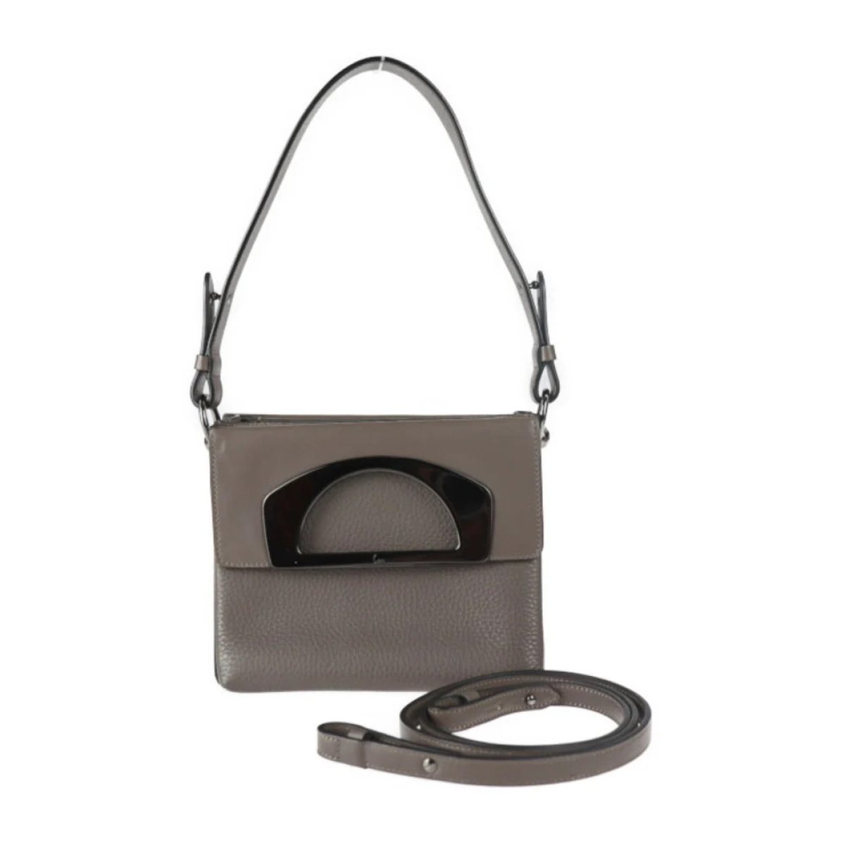 Passage leather handbag