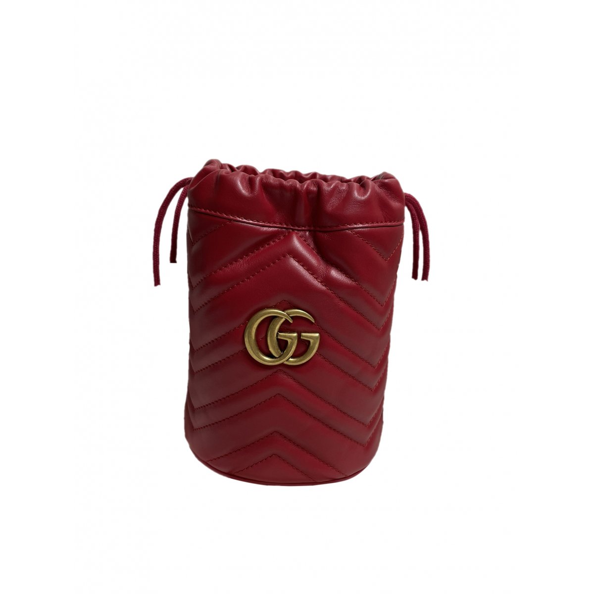 GG Marmont Chain Bucket leather crossbody bag