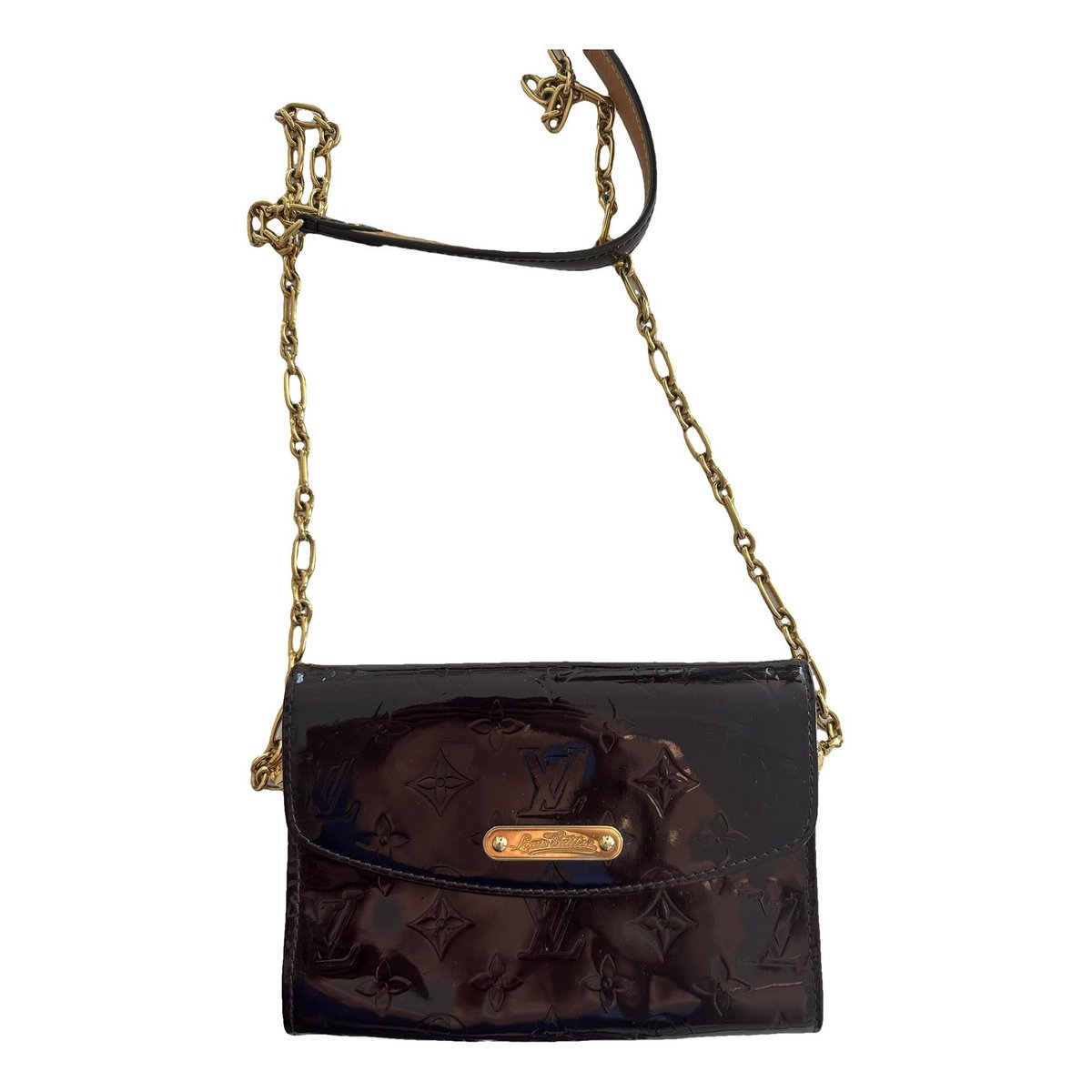 Félicie leather clutch bag