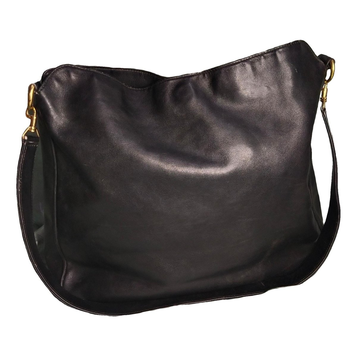 Bamboo Top Handle leather handbag