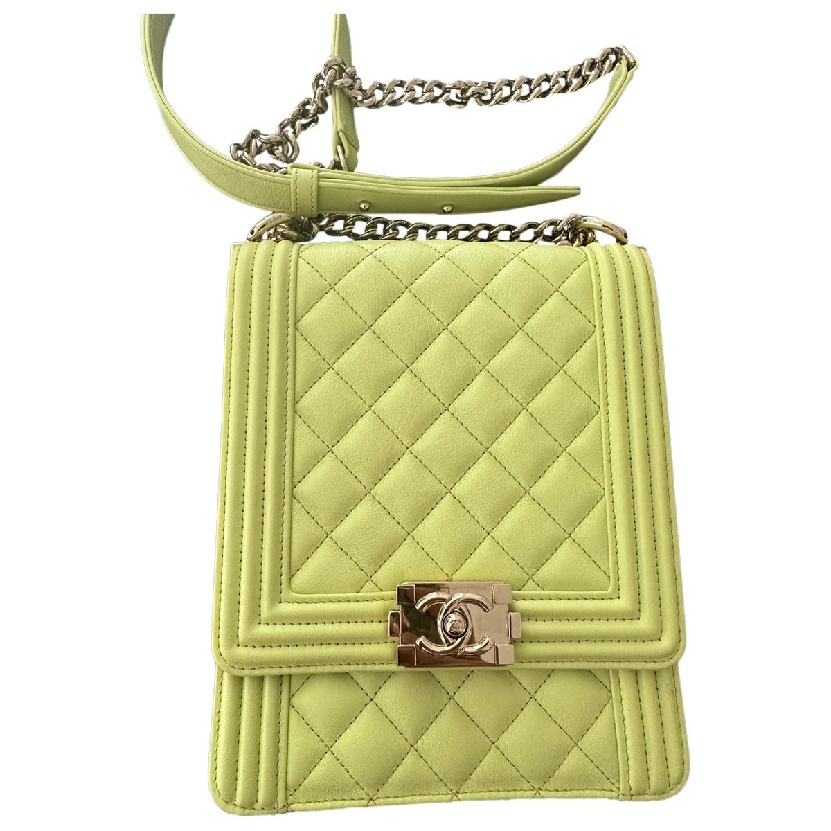 North South Boy leather crossbody bag