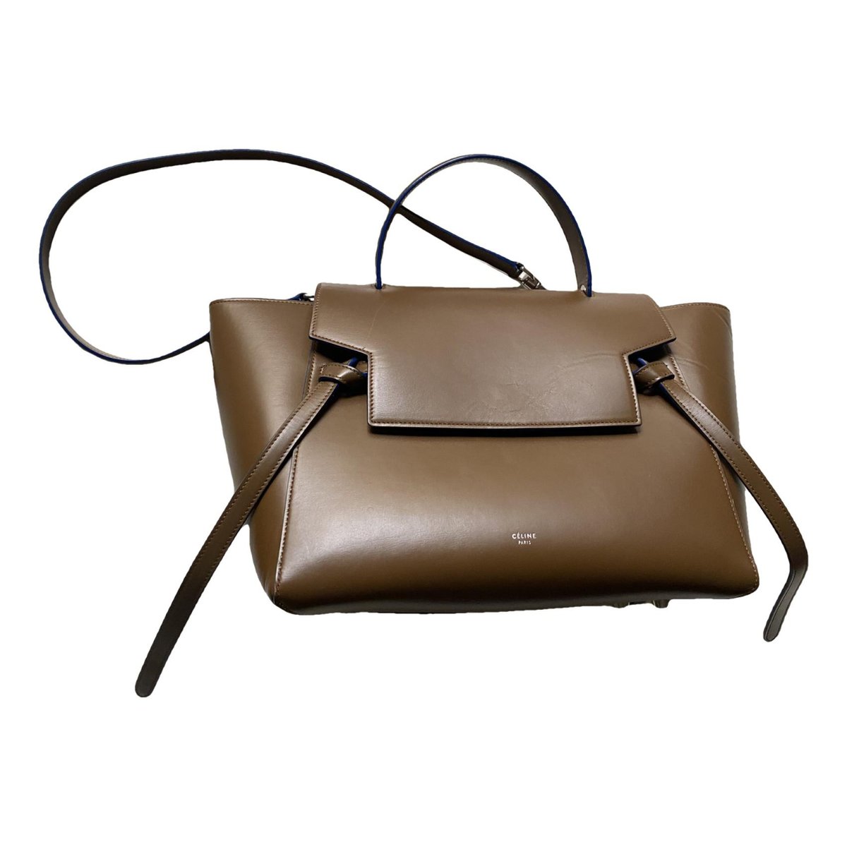 Belt leather handbag