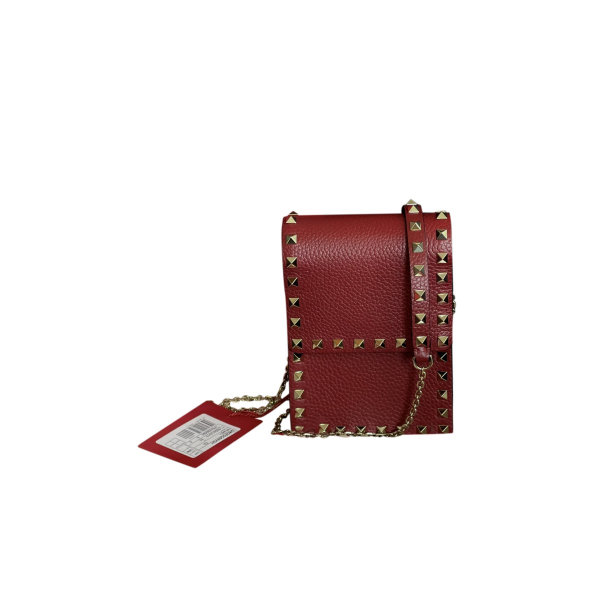 Rockstud spike leather crossbody bag
