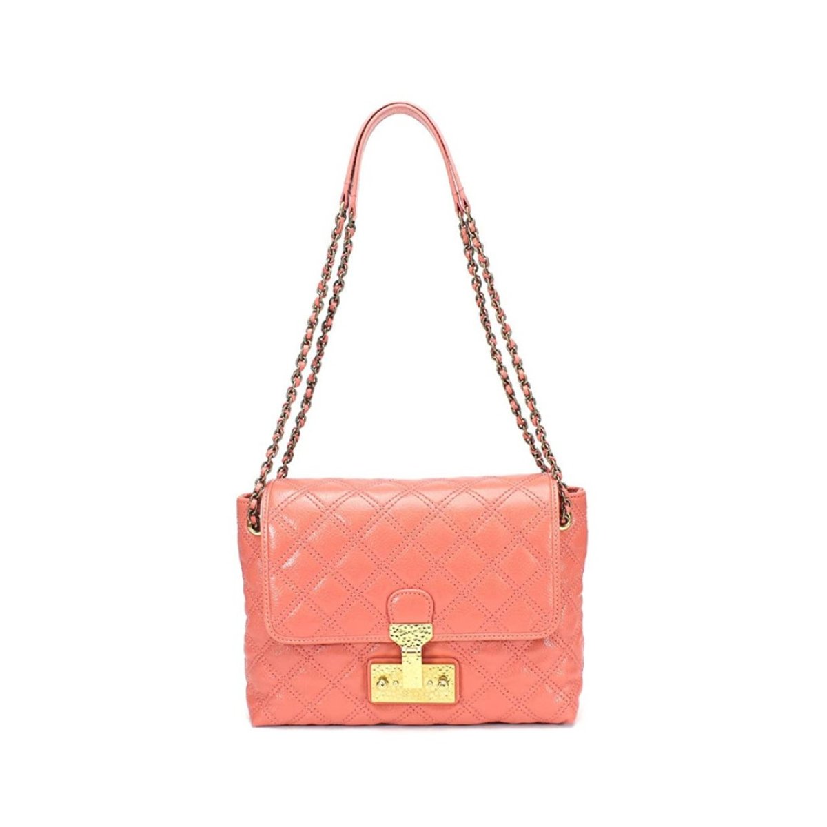 Single leather handbag