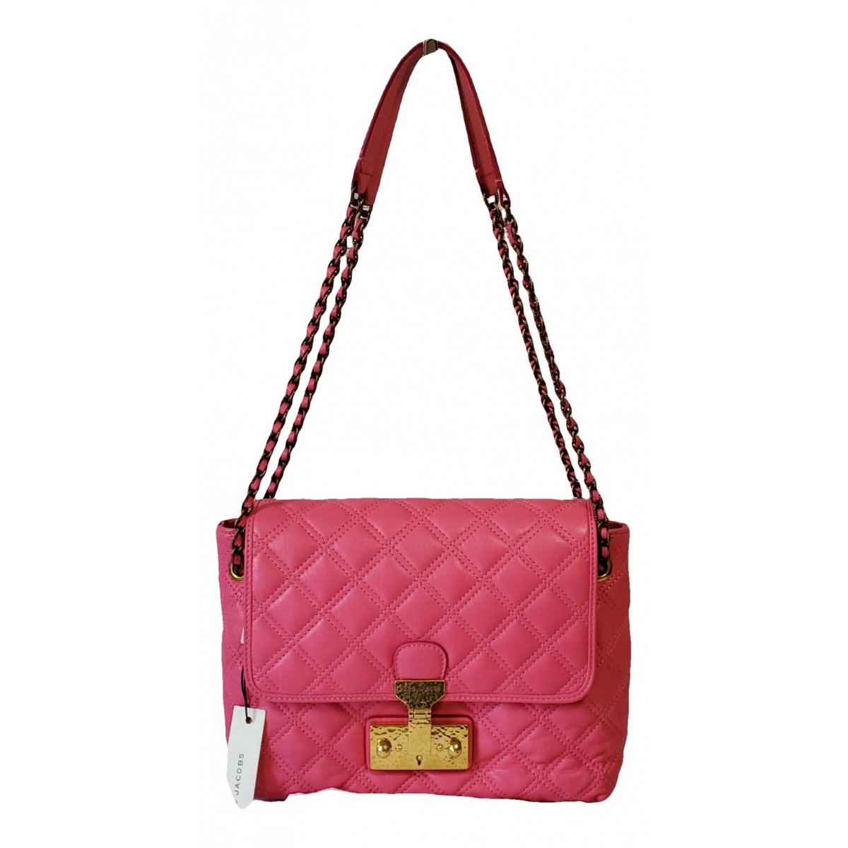 Single leather handbag
