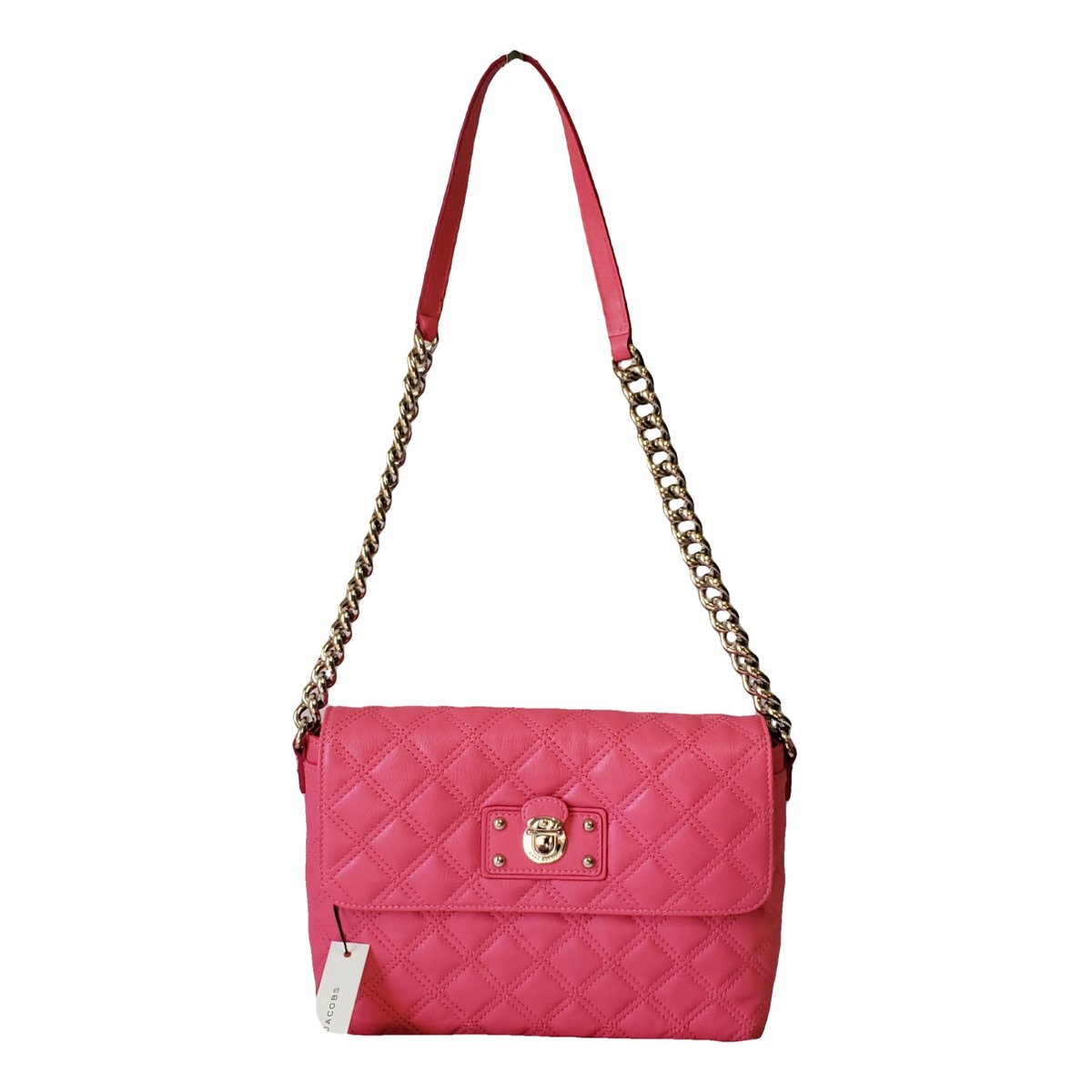 Single leather handbag