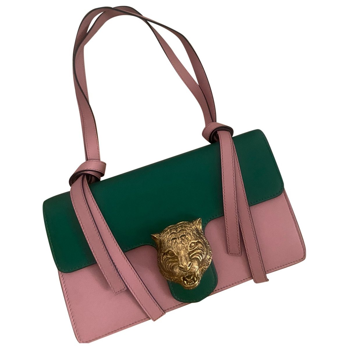 Animalier leather handbag