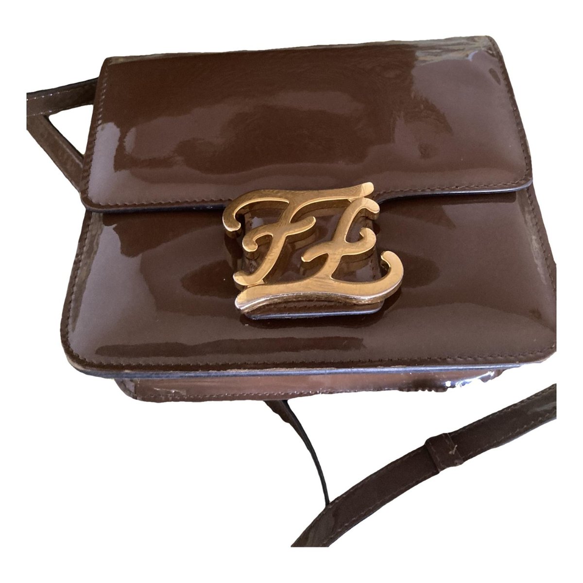 Kan U leather crossbody bag