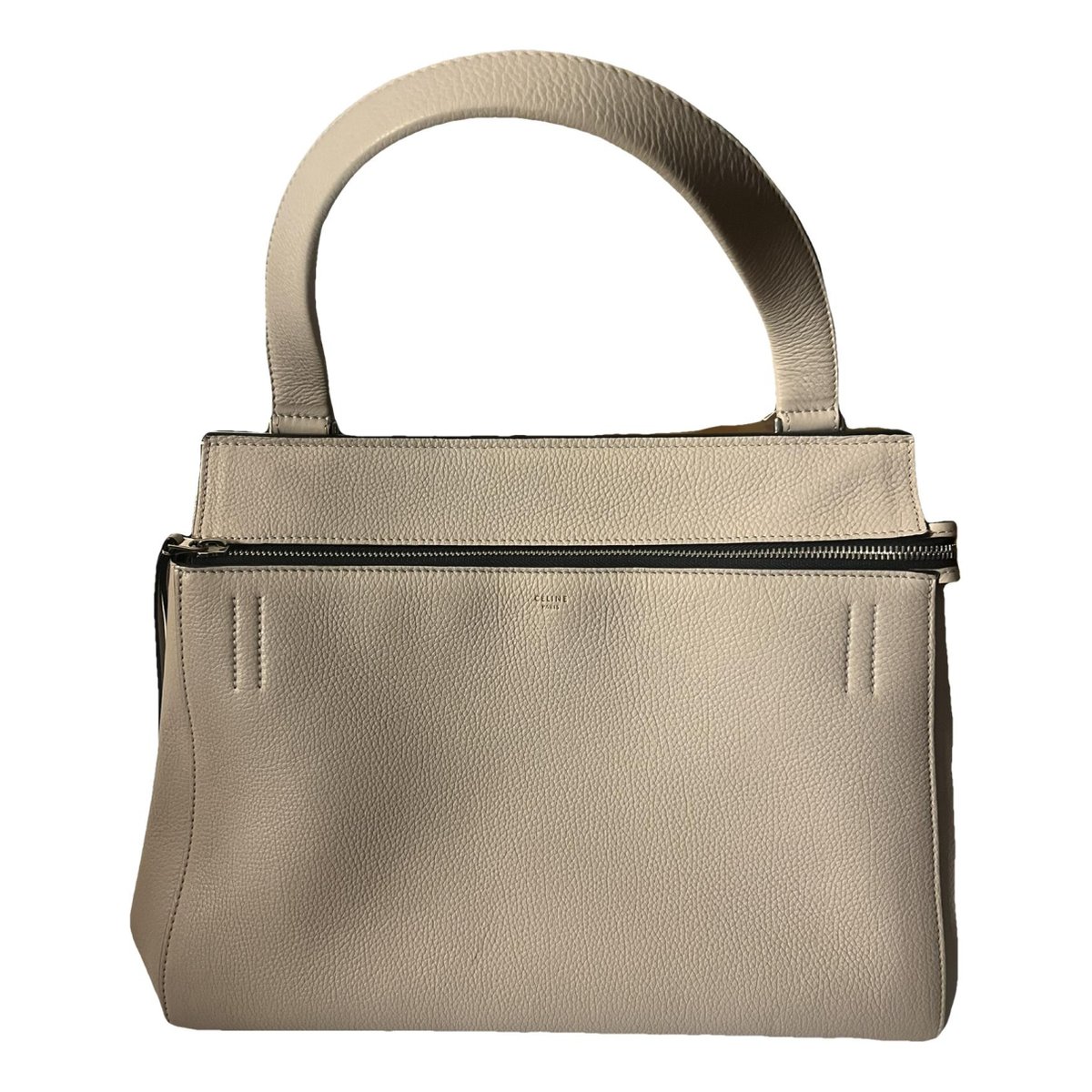 Edge leather handbag
