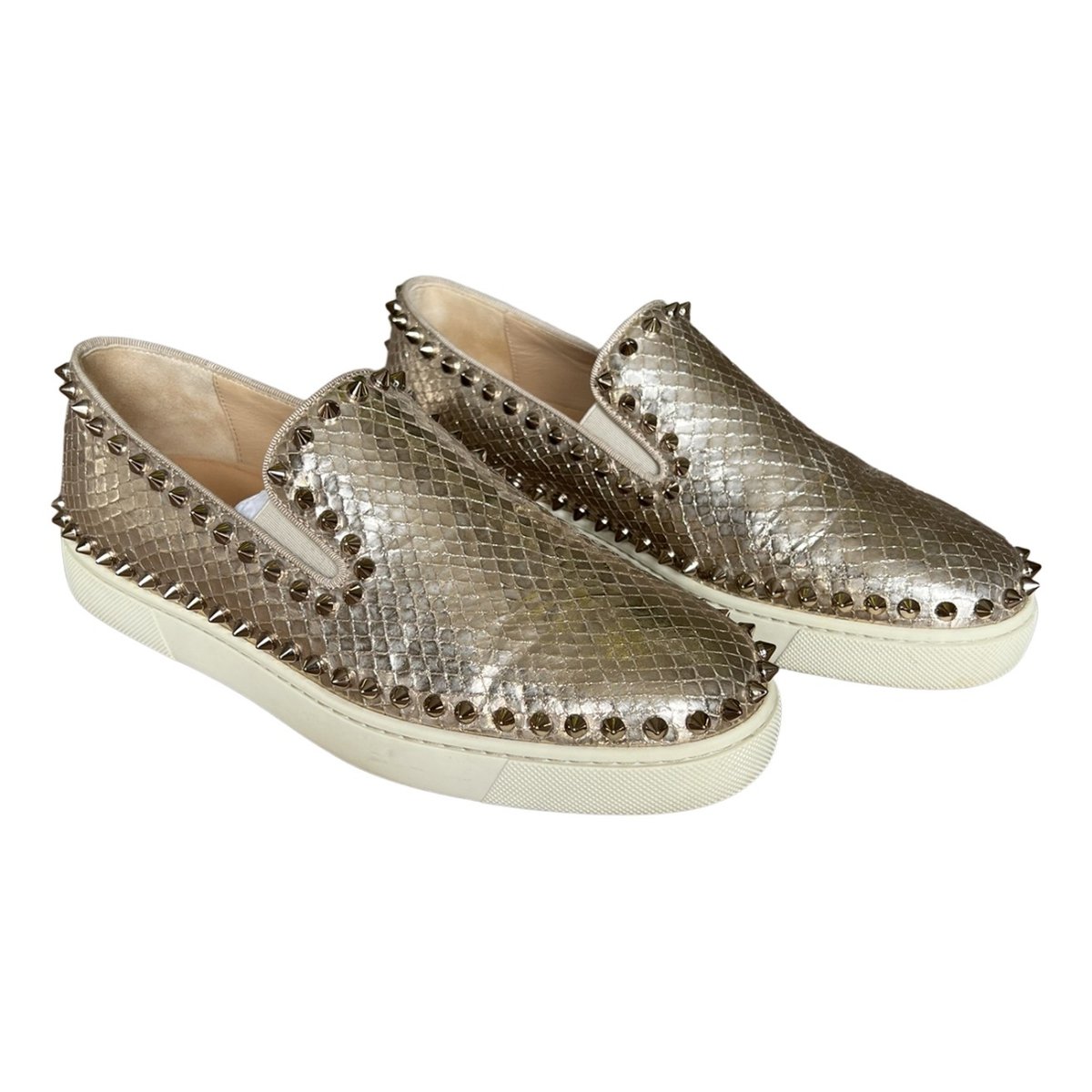 Pik Boat leather trainers