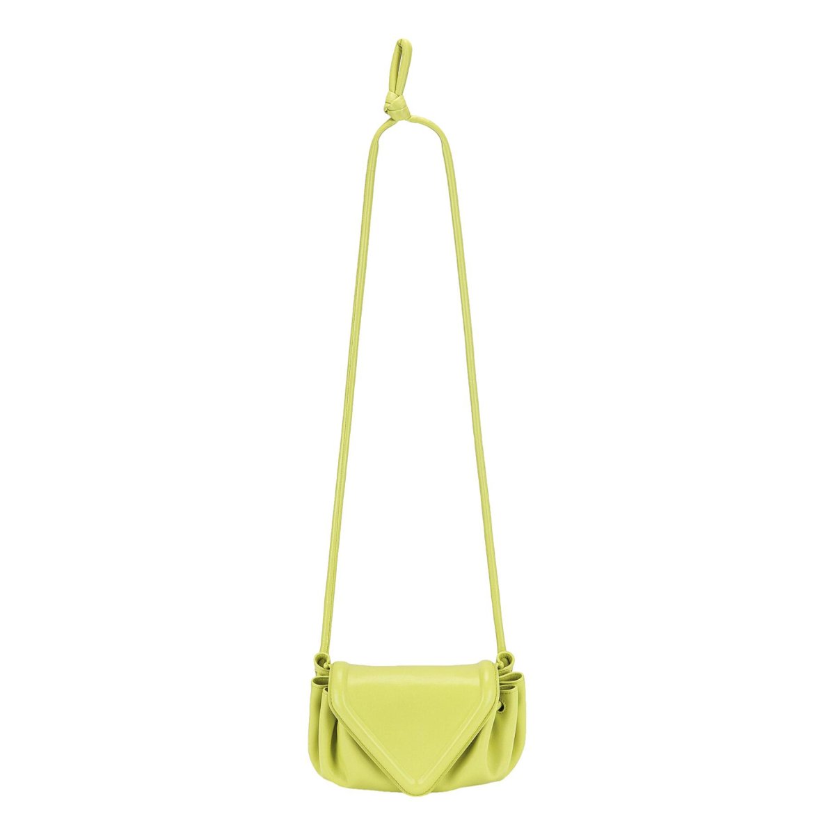 Beak leather crossbody bag