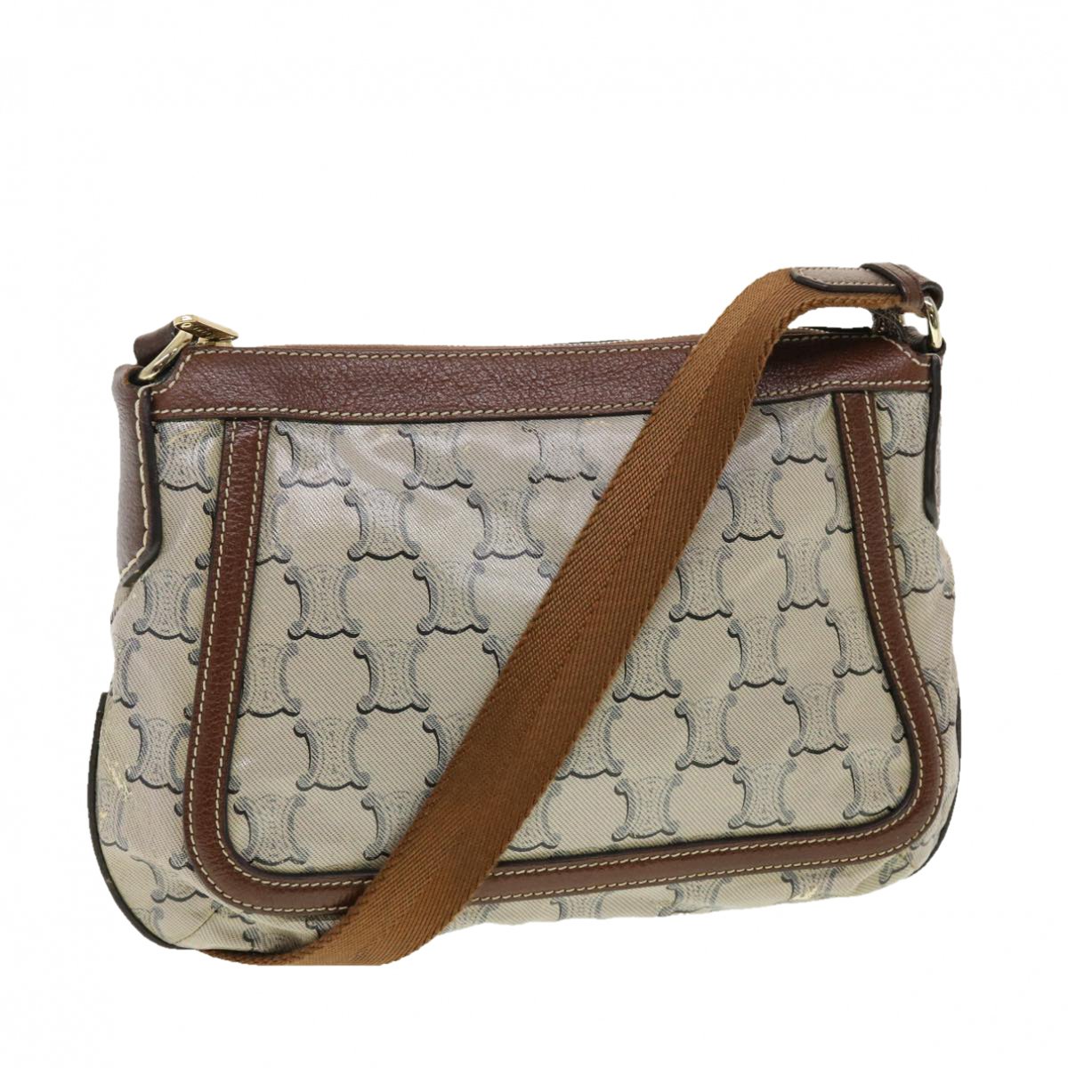 Triomphe patent leather handbag