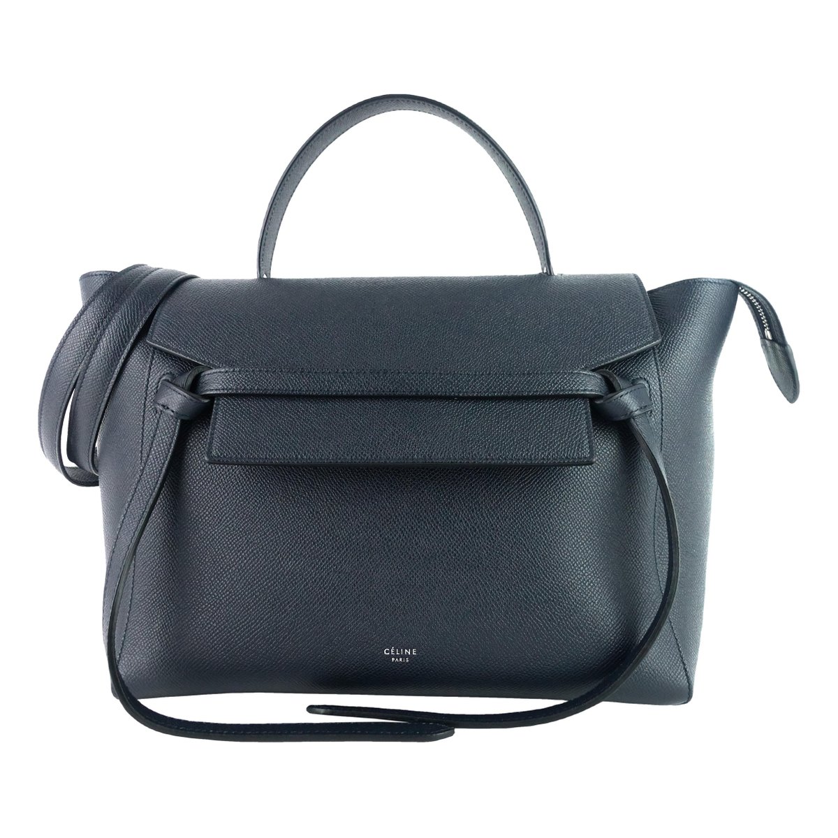 Belt leather tote