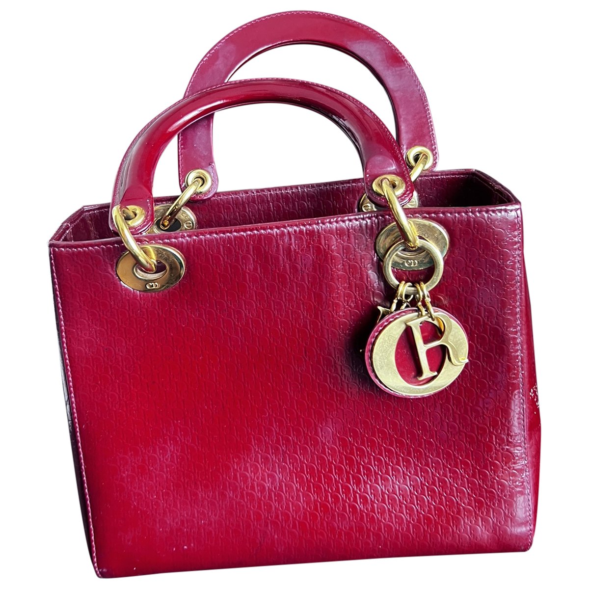 Lady D-Lite patent leather handbag