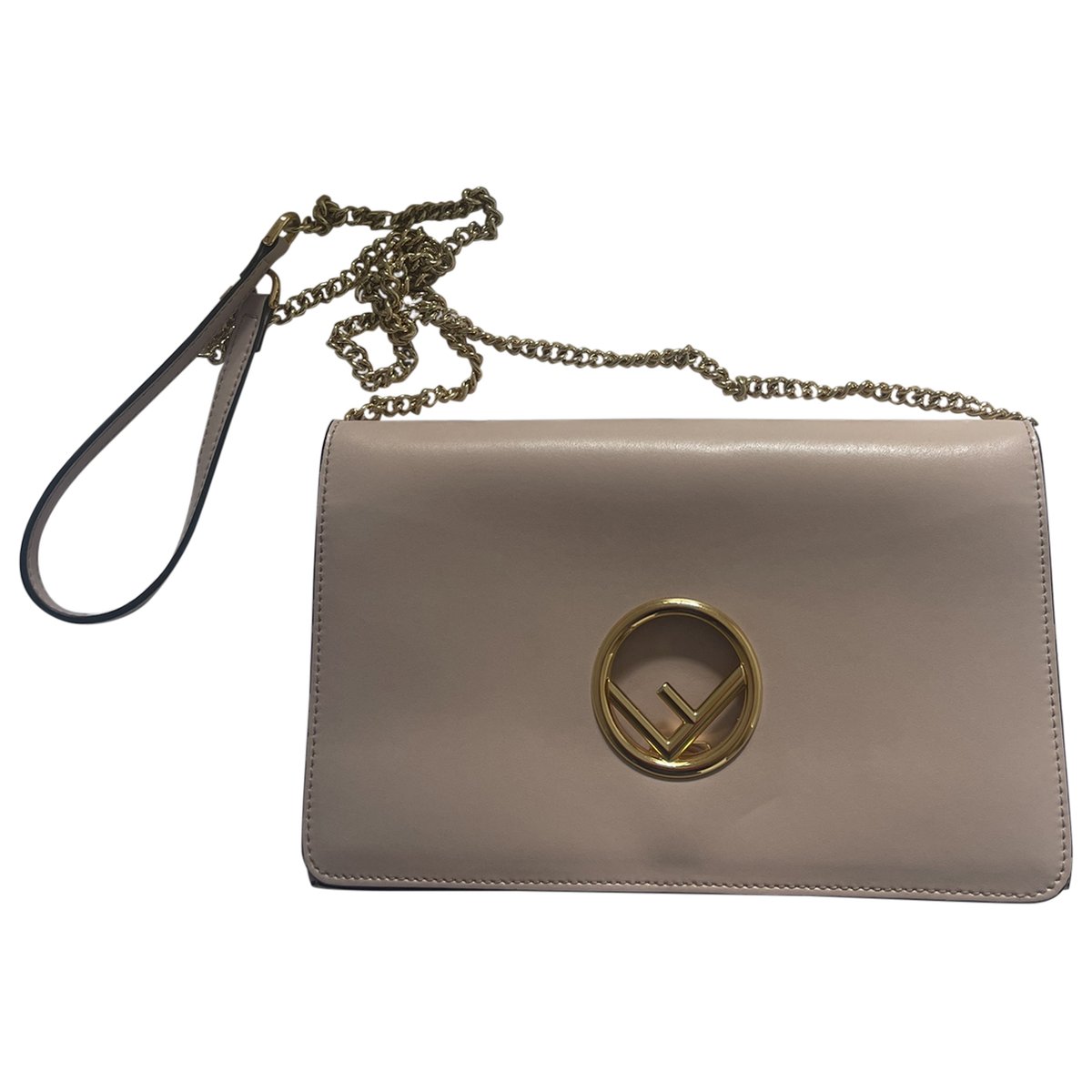 Wallet On Chain leather crossbody bag