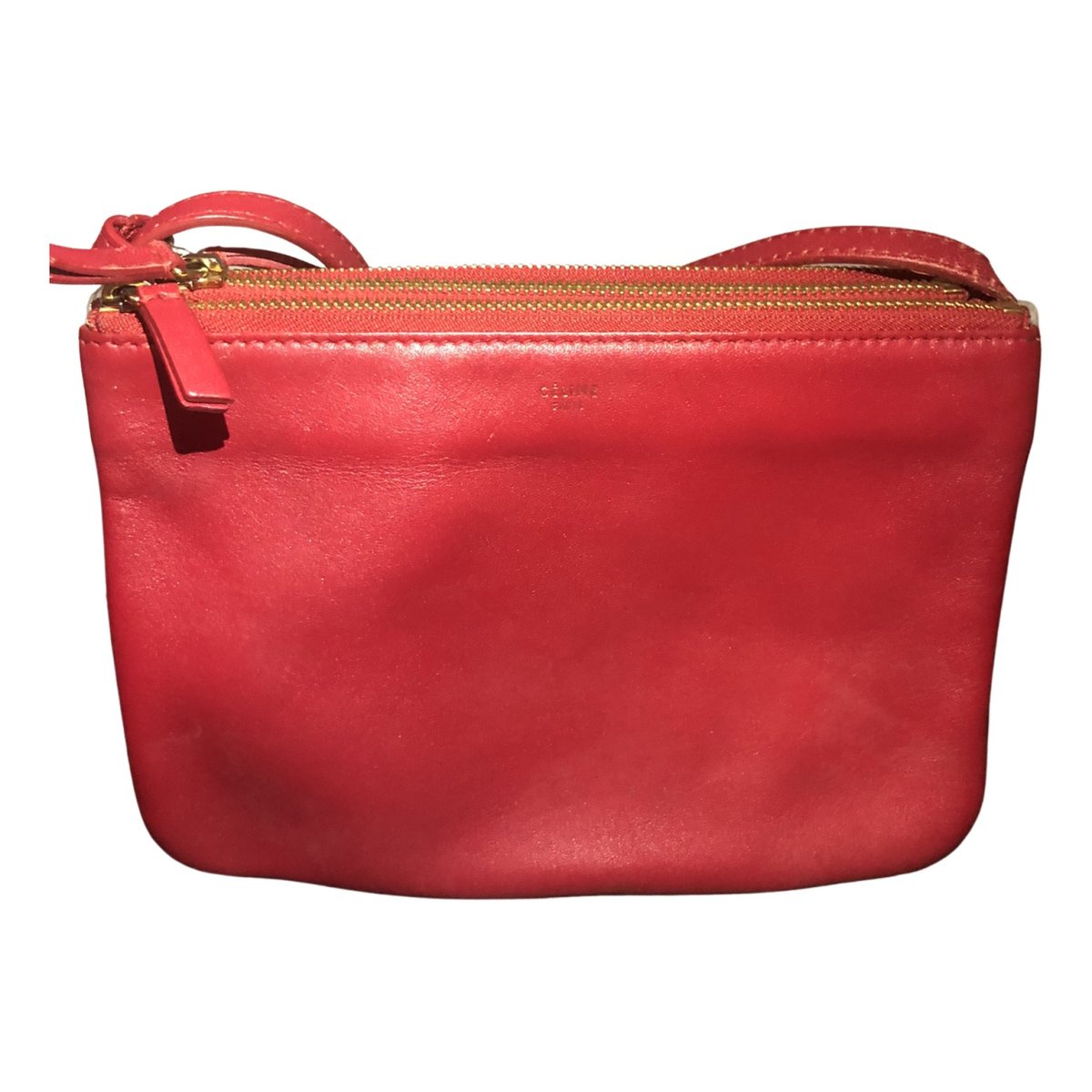 Trio leather crossbody bag