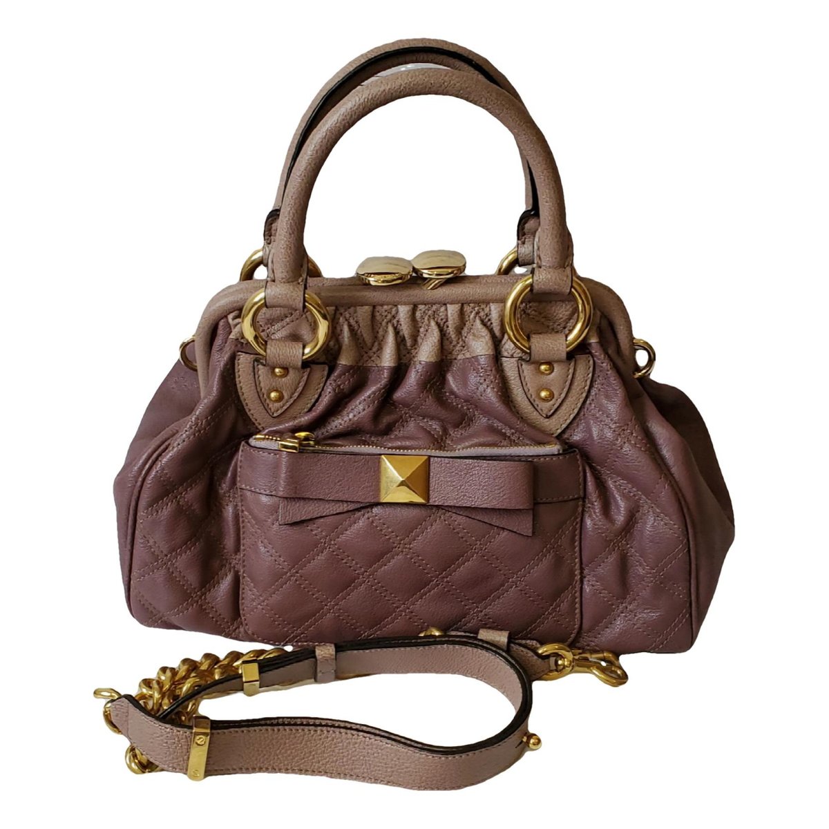 Stam leather satchel
